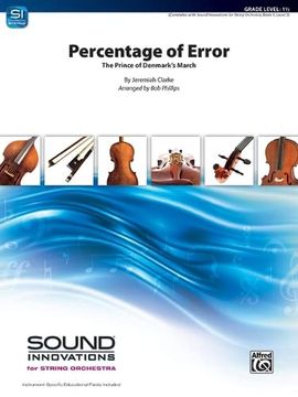 portada Percentage of Error: The Prince of Denmark March, Conductor Score & Parts (in English)
