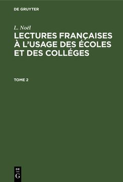 portada Lectures françaises à l'usage des écoles et des colléges (in French)