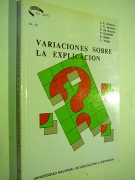 portada Variaciónes Sobre La Explicación (AULA ABIERTA)