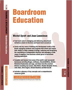 portada Boardroom Education (Training & Development) (en Inglés)
