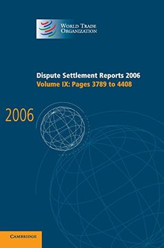 portada Dispute Settlement Reports 2006: Pages 3789-4408 (World Trade Organization Dispute Settlement Reports) (en Inglés)