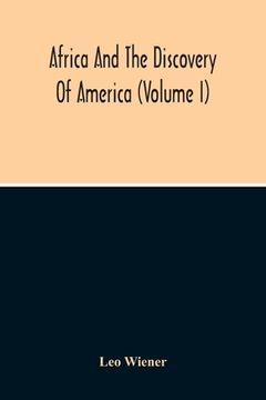 portada Africa And The Discovery Of America (Volume I) (in English)