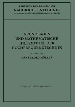 portada Grundlagen und mathematische Hilfsmittel der Hochfrequenztechnik (Lehrbuch der drahtlosen Nachrichtentechnik) (German Edition)