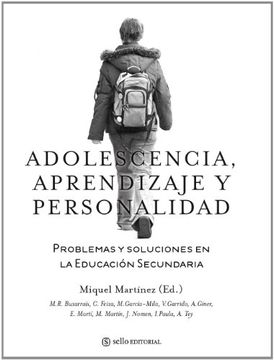 portada Adolescencia, Aprendizaje y Personalidad (in Spanish)