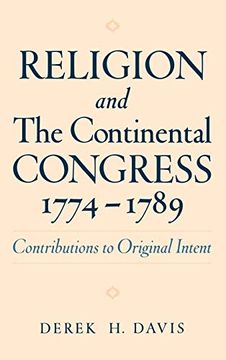 portada Religion and the Continental Congress, 1774-1789: Contributions to Original Intent (Religion in America) (in English)