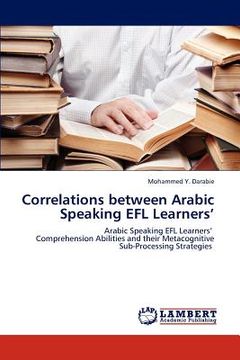 portada correlations between arabic speaking efl learners' (en Inglés)