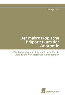 portada Der Makroskopische Praparierkurs Der Anatomie
