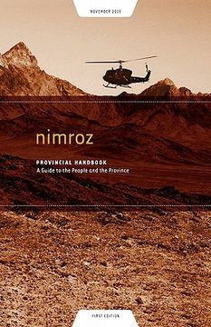 portada nimroz provincial handbook: a guide to the people and the province (en Inglés)