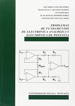 portada Problemas de fundamentos de electrónica analógica y electrónica de potencia