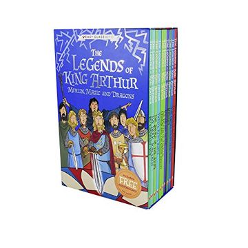 portada The Legends of King Arthur: Merlin, Magic, and Dragons (en Inglés)