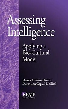 portada Assessing Intelligence: Applying a Bio-Cultural Model (Racial Ethnic Minority Psychology) (en Inglés)