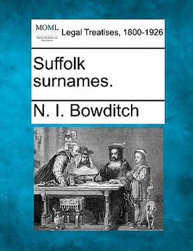 portada suffolk surnames. (en Inglés)