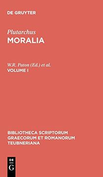 portada Plutarchus: Moralia. Volume i: 1 (Bibliotheca Teubneriana) (en Inglés)