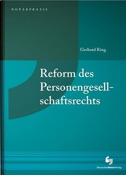 portada Reform des Personengesellschaftsrechts (en Alemán)