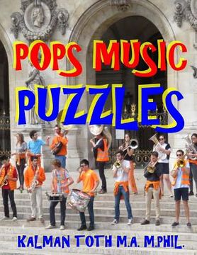 portada Pops Music Puzzles: 133 Large Print Music Themed Word Search Puzzles (in English)