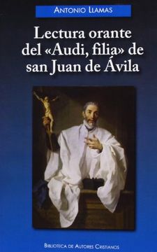 portada Lectura Orante del "Audi, Filia" de san Juan de Ávila