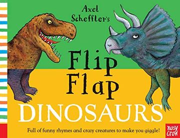 portada Flip Flap Dinosaurs (Flip Flap Books) (in English)
