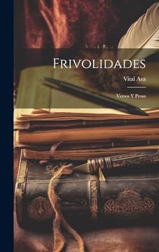 portada Frivolidades: Versos y Prosa