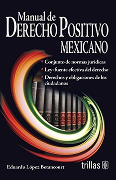 portada manual de derecho positivo mexicano