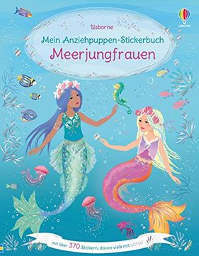 portada Mein Anziehpuppen-Stickerbuch: Meerjungfrauen (Meine Anziehpuppen-Stickerbücher) (en Alemán)