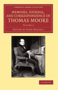 portada Memoirs, Journal, and Correspondence of Thomas Moore 8 Volume Set: Memoirs, Journal, and Correspondence of Thomas Moore: Volume 2 Paperback (Cambridge Library Collection - Literary Studies) (en Inglés)