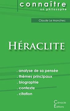 portada Comprendre Héraclite (Analyse Complète de sa Pensée) (en Francés)