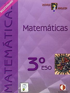 portada Repasa y Aprueba, Matemáticas, 3 Eso. Libro del Profesor (in Spanish)