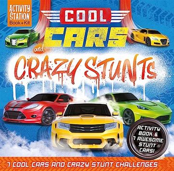 portada Cool Cars and Crazy Stunts (Activity Station Gift Boxes) (en Inglés)