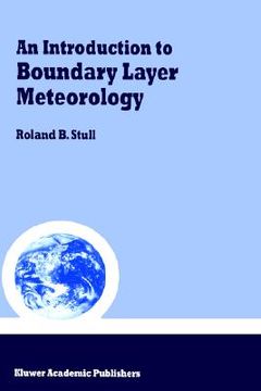 portada an introduction to boundary layer meteorology (en Inglés)
