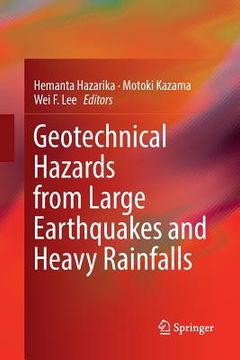 portada Geotechnical Hazards from Large Earthquakes and Heavy Rainfalls (en Inglés)