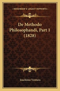 portada De Methodo Philosophandi, Part 1 (1828) (in Latin)