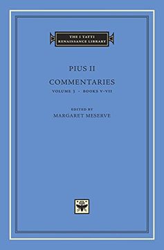 portada Commentaries, Volume 3: Books V–Vii (The i Tatti Renaissance Library) (en Inglés)