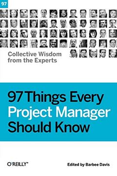 portada 97 Things Every Project Manager Should Know (en Inglés)