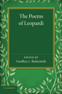 portada The Poems of Leopardi: With Introduction and Notes and a Verse-Translation in the Metres of the Original (in English)