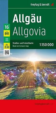portada Allgäu, Road map 1: 150,000, top 10 Tips, Sheet 16