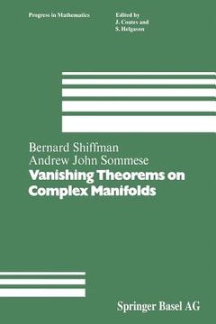 portada Vanishing Theorems on Complex Manifolds (en Inglés)