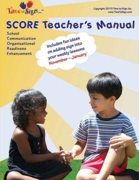 portada SCORE Teacher's Manual: November - January (Volume 6)