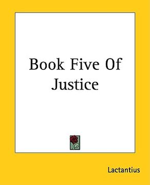 portada book five of justice (en Inglés)