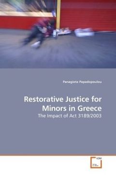 portada restorative justice for minors in greece (en Inglés)