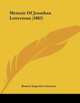 portada memoir of jonathan letterman (1883) (en Inglés)