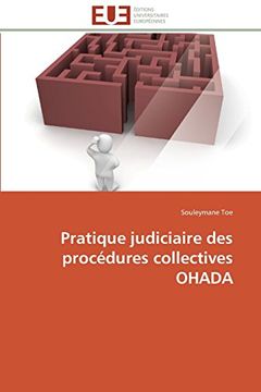 portada Pratique Judiciaire Des Procedures Collectives Ohada