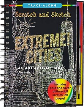 portada Scratch & Sketch Extreme Cities (Trace Along) (en Inglés)