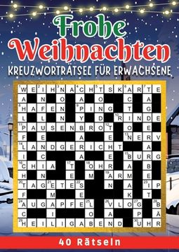 portada Frohe Weihnachten - Kreuzworträtsel: Großdruck Kreuzworträtsel (en Alemán)