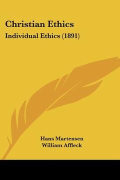 portada christian ethics: individual ethics (1891) (en Inglés)