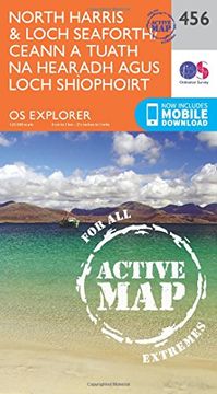 portada North Harris and Loch Seaforth/Ceann a Tuath Na Hearadh Agus Loch Shiphoirt (OS Explorer Active Map)