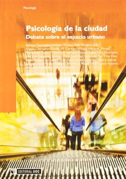 portada Psicología de la Ciudad: Debate Sobre el Espacio Urbano: 120 (Manuales) (in Spanish)