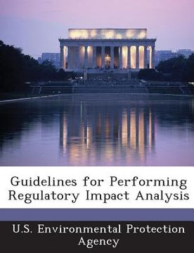 portada Guidelines for Performing Regulatory Impact Analysis (in English)