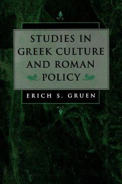 portada Studies in Greek Culture and Roman Policy (en Inglés)