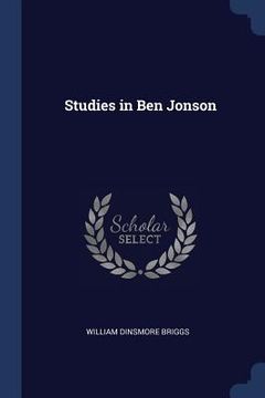 portada Studies in Ben Jonson