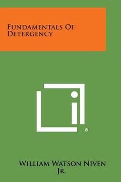 portada Fundamentals of Detergency (en Inglés)